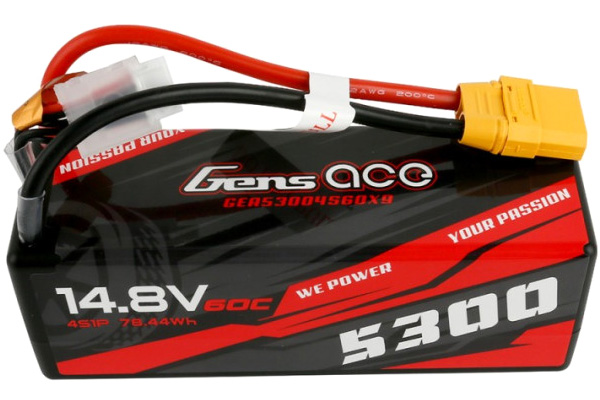 Batteri - 14,8V 5300mAh LiPo 60C 4S1P Gens Ace