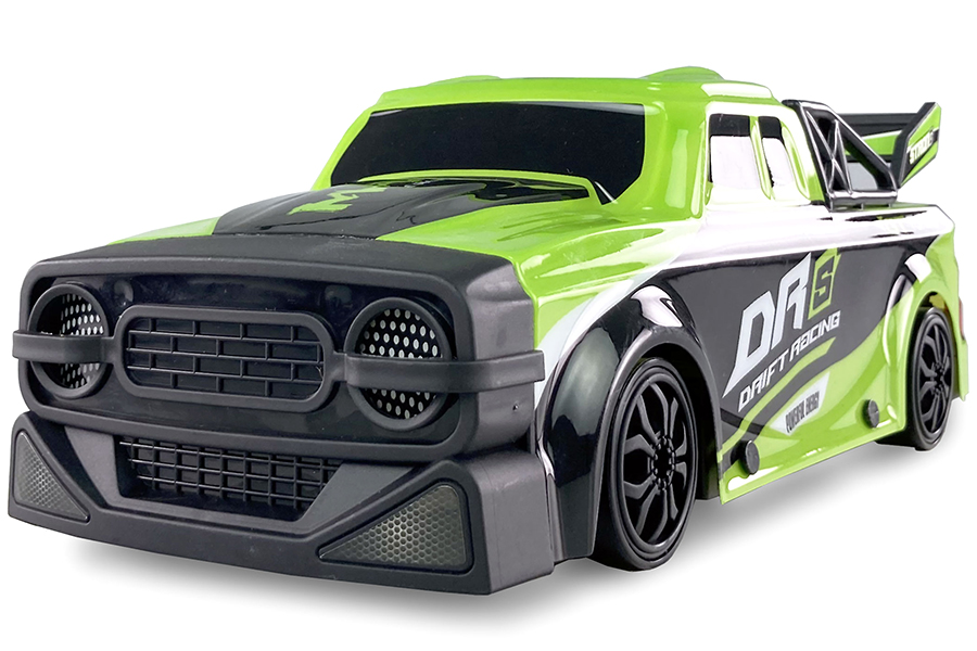 Radiostyrd bil - 1:18 - DRS Drift racing car 2,4Ghz 4WD - Green - RTR