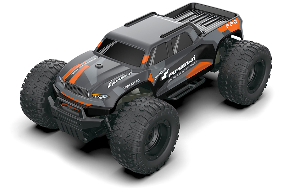 RC Byggsats  - 1:18 - DIY Crush Monster Truck - RTR