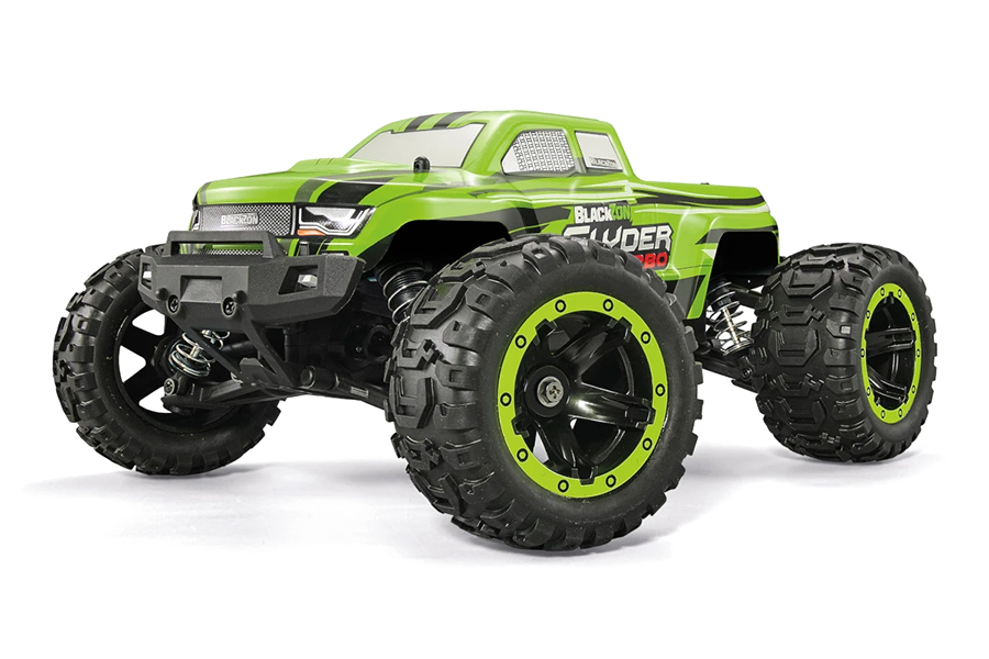 Radiostyrd bil - Slyder MT Turbo 4WD BL Green - 1:16 - 2,4Ghz - RTR