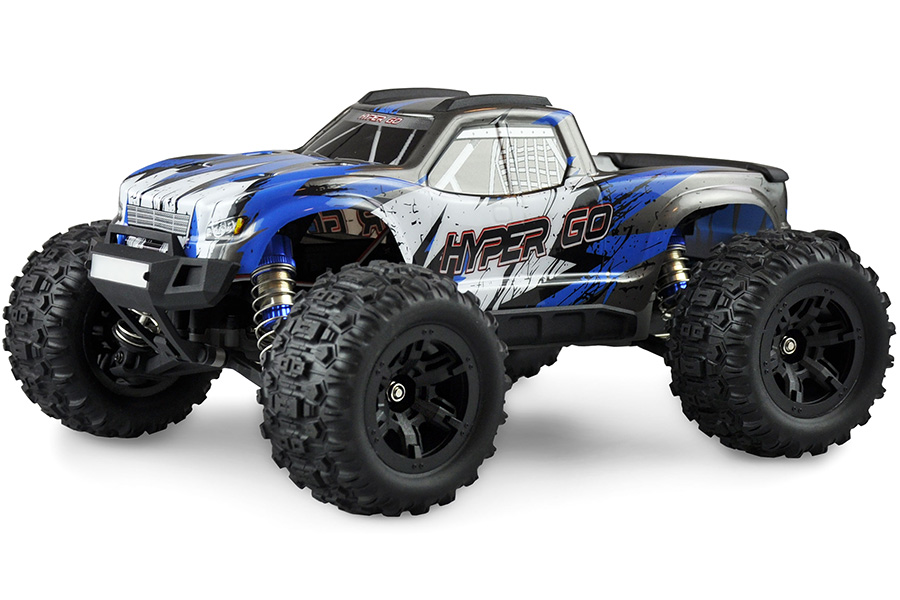 Radiostyrd bil - 1:16 - Hyper GO MT GPS 4wd - 2,4Ghz - Blå - RTR