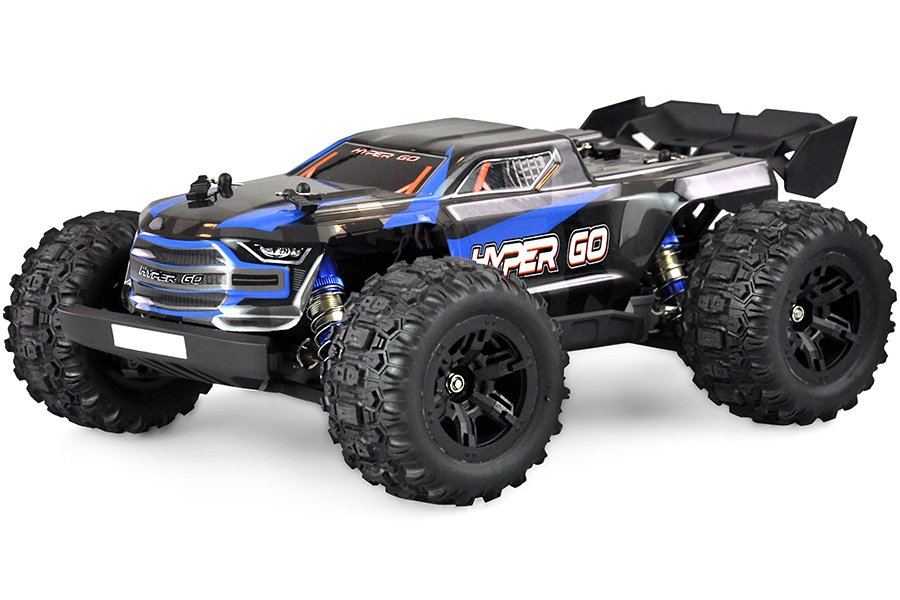 Radiostyrd bil - 1:16 - Hyper GO Truggy GPS 4wd - 2,4Ghz - Blå - RTR