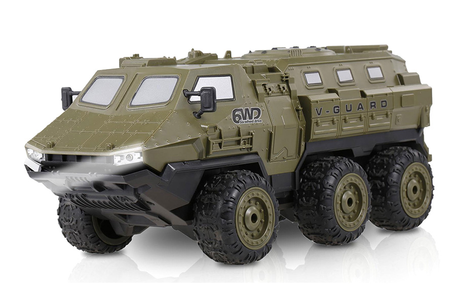 RC Truppfordon - V-Guard 6WD - Grön - 1:16 - 2,4Ghz - RTR