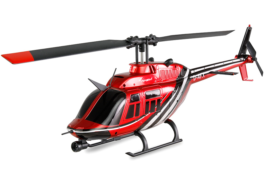 Radiostyrd helikopter - Bell 206 CP Jet Ranger - 2,4Ghz - 6G - 6ch - RTF