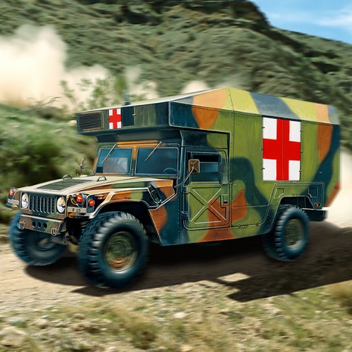 Byggmodell stridsfordon - M967 Ambulance - 1:35 - Academy