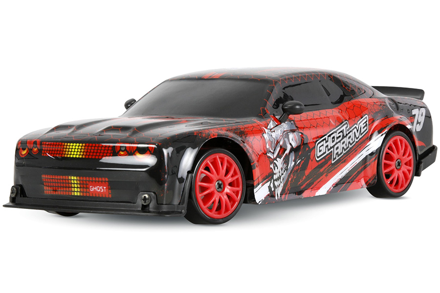 Radiostyrd bil - Drift Car Muscle Car 4WD - Red - 1:24 - RTR