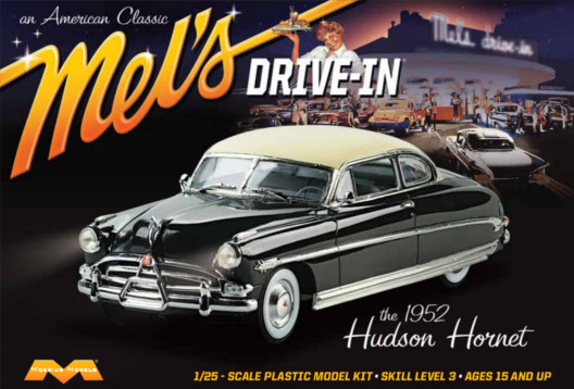 Byggmodell bil - 1952 Hudson Hornet - 1:25 - MOE