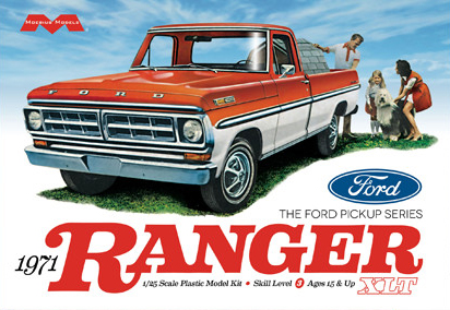Byggmodell bil - 1971 Ford Ranger Pickup - 1:25 - MOE