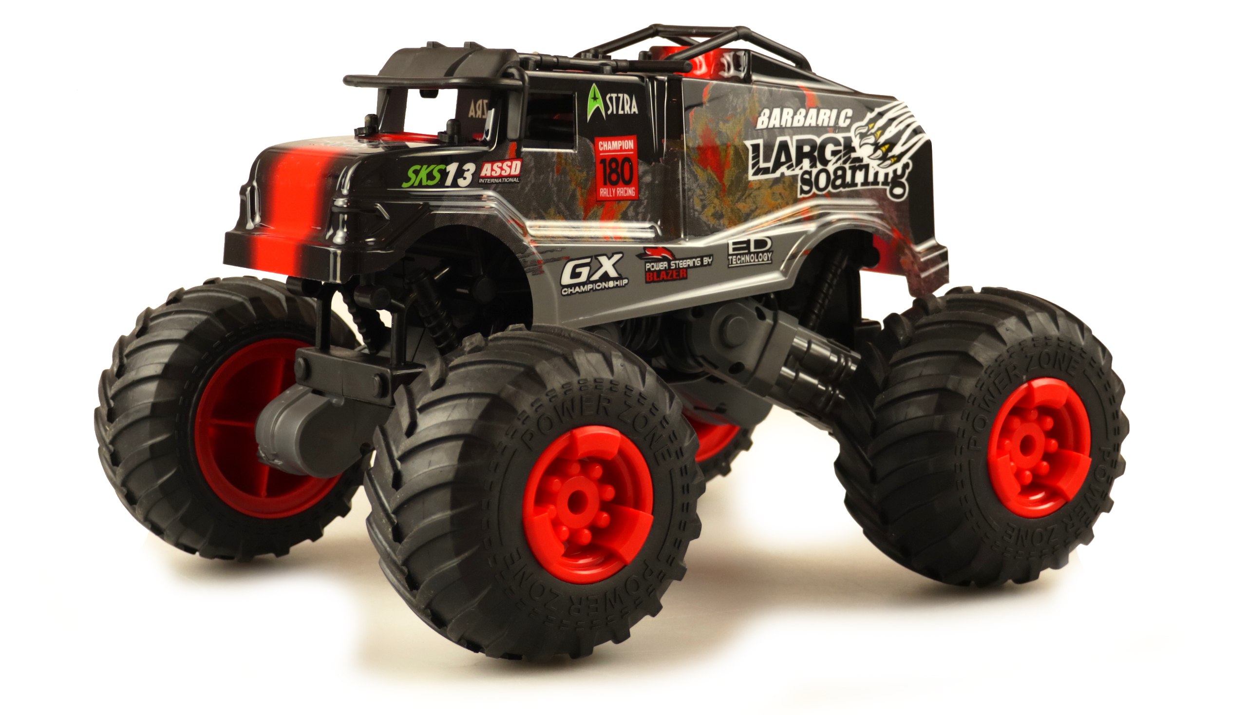 Radiostyrd bil - 1:16 - Crazy SKS13 Monster Truck R&ouml;d - RTR