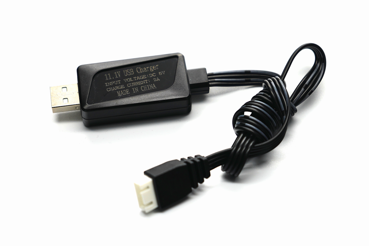 Batteriladdare - 11,1V LiPo - USB Laddare 2A - BZ