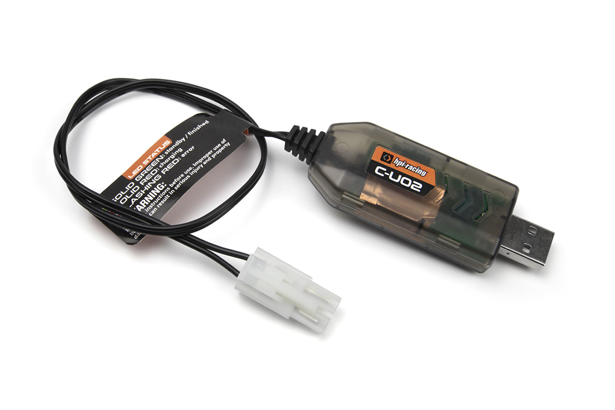 Batteriladdare - 2,4V-9,6V - NiMh, NiCd - 500mA - HPI