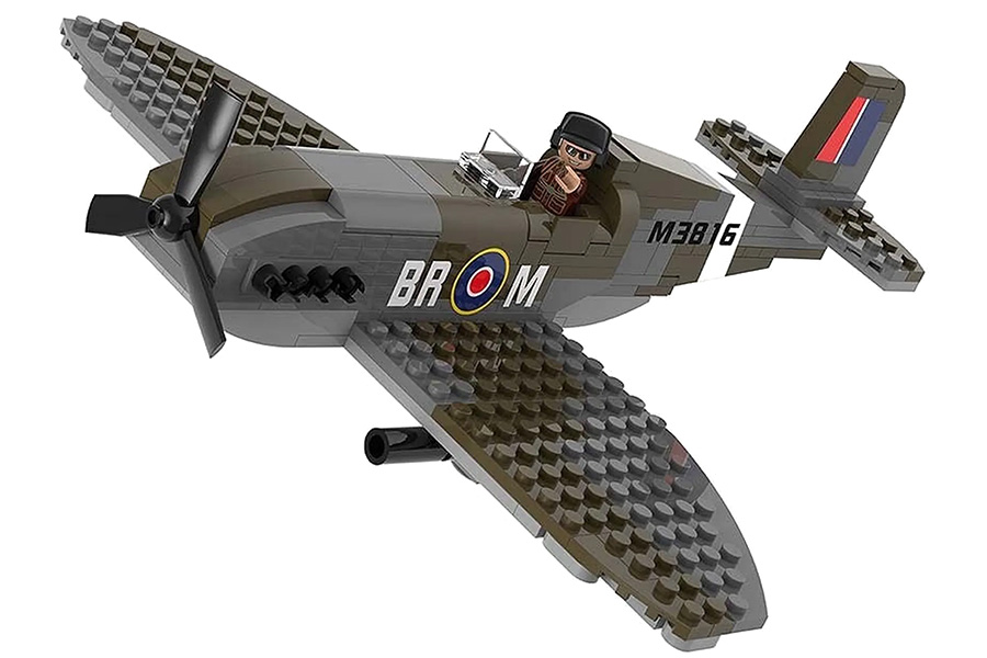Spitfire - Operation Overlord - Byggklossar - Sluban