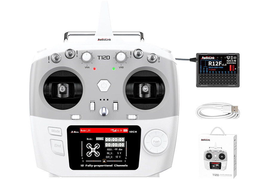 S&auml;ndarpaket - 12CH 2,4Ghz RadioLink T12D R12F
