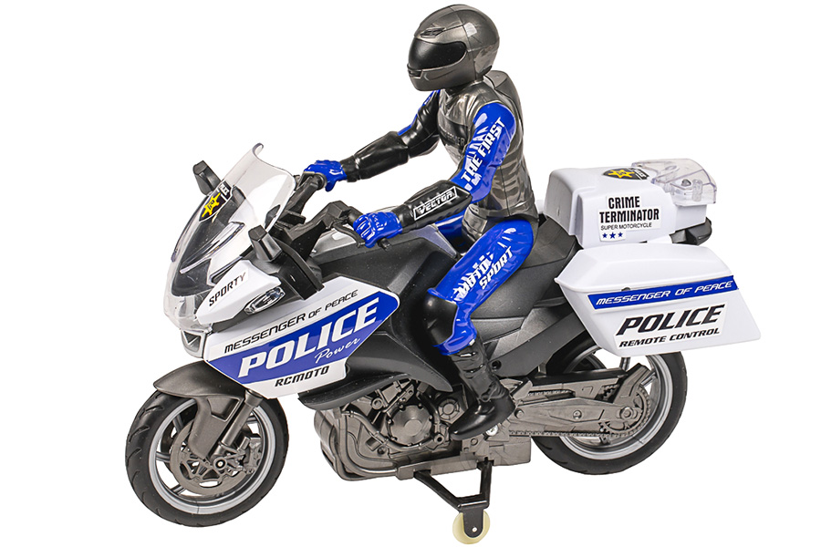 Radiostyrd mc - 1:8 - Polismotorcykel - RTR
