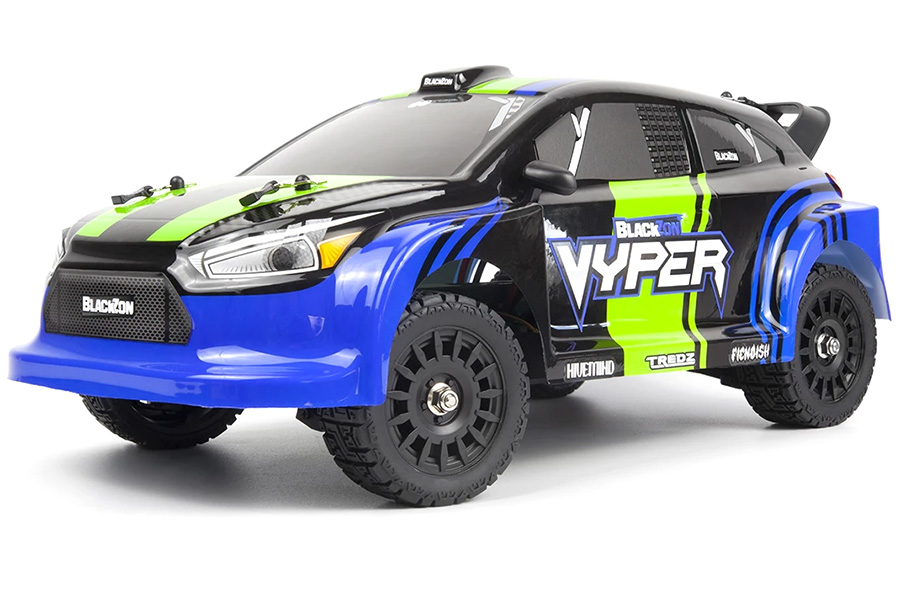 Radiostyrd bil - Vyper RX 4WD Blue - 1:16 - RTR