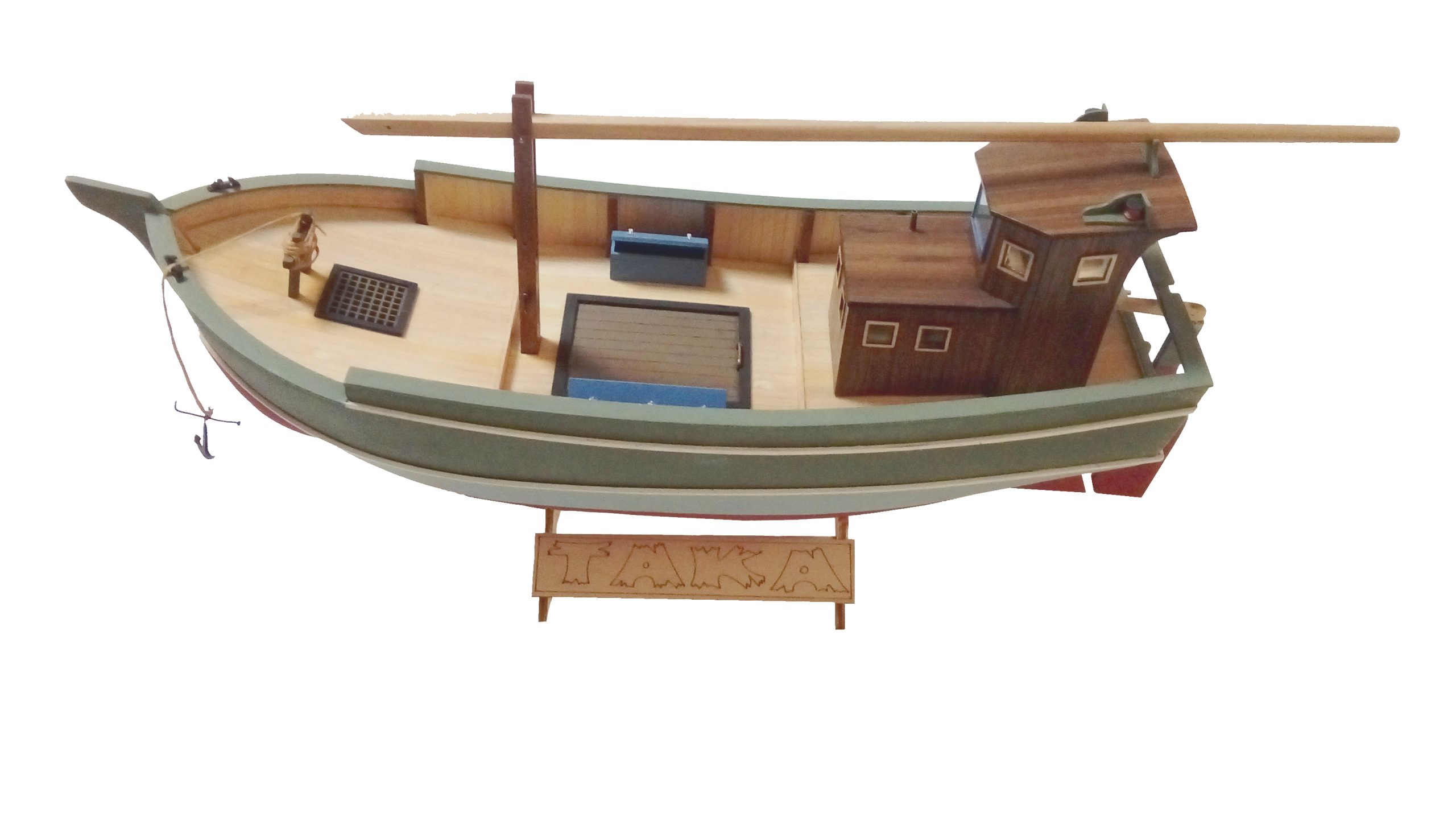 Träbyggsats - TAKA Black sea fishing boat 72cm, 72 cm - 1:20 - TM