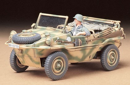 Byggmodell stridsfordon - Schwimmwagen type 166 - 1:35 - Tamayia