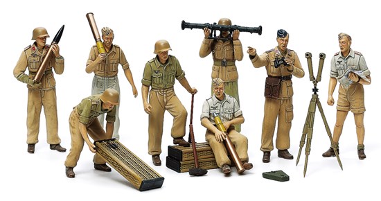 Byggmodell - Africa Luftwaffe Art Crew - 1: 35 - Tamiya