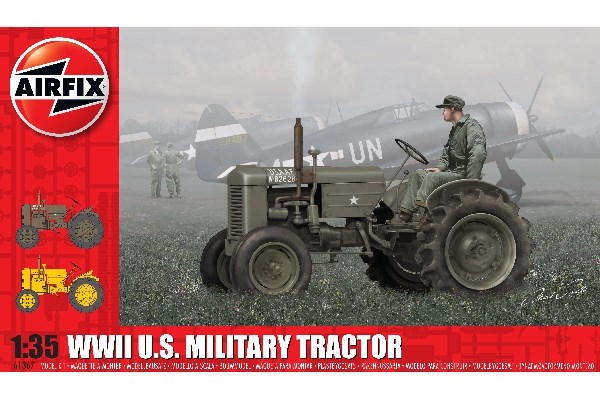 Byggmodell stridsfordon - WWII U.S. Military Tractor - 1:35 - AirFix