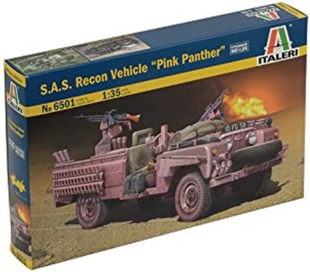 Byggsats stridsfordon - SAS Recon Vehicle Land Rover - 1:35 - Italieri