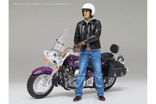 Byggmodell gubbe -  Street Rider - 1:12 - Tamyia