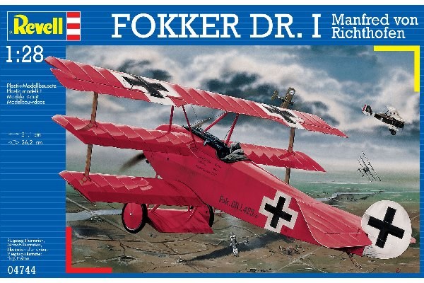 Byggmodell flygplan - Fokker Dr,I Richthofen - 1:28 - Revell