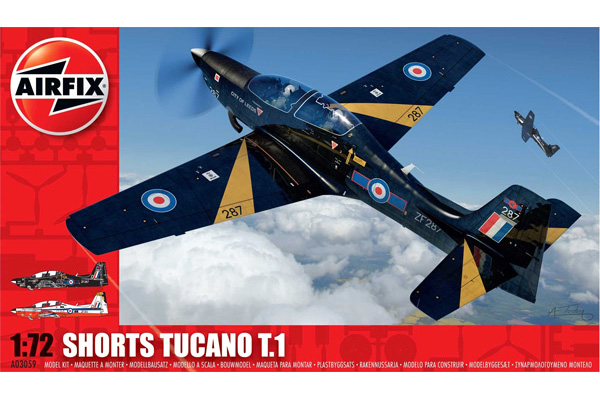 Byggmodell flygplan - Shorts Tucano T1 - 1:72 - Airfix