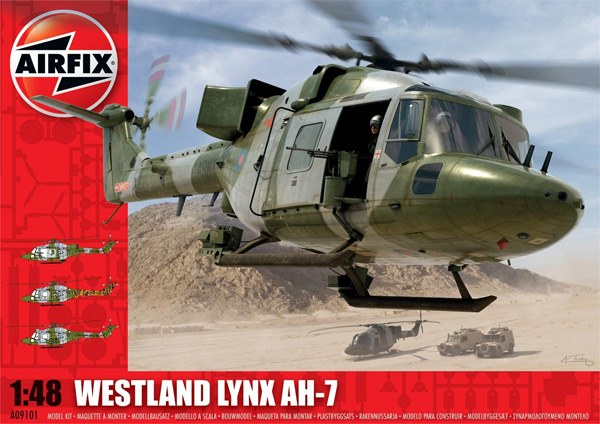 Byggmodell helikopter - Westland Lynx Army AH-7 - 1:48 - Airfix