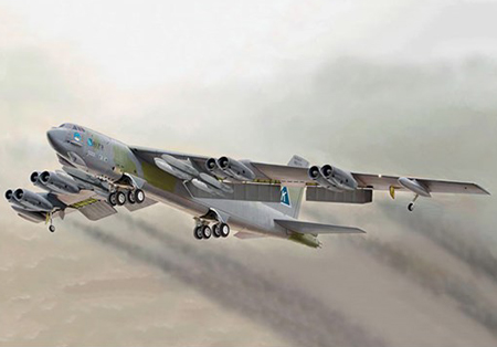 Byggmodell flygplan - B-52 Stratofortress - 1:72 - IT