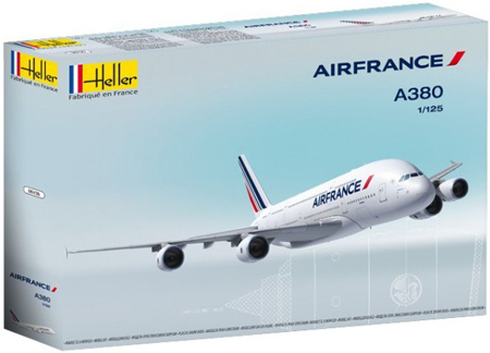 Byggmodell flygplan - A380 Air France - 1:125 - HE