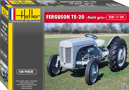 Byggmodell traktor - Ferguson GRÅLLE, GRÅTASS - 1:24 - HE