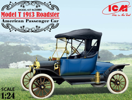 Bil byggmodell - Model T 1913 Roadster - 1:24 - ICM