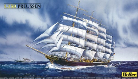 Byggmodell segelbåt - Preussen - 1:150 - He