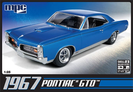 Byggmodell bil - Pontiac GTO 1967, inkl.engine - 1:25 - PCM