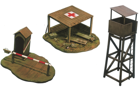 Byggmodell - Battlefield buildings - 1:72 - IT