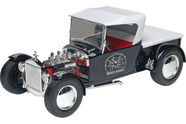 Byggmodell bil - Black Widow Hot Rod - 1:24 - Mg