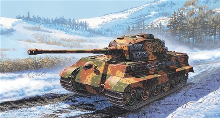 Byggmodell Stridsvagn - Sd.Kfz.182 King Tiger - Italeri - 1:72