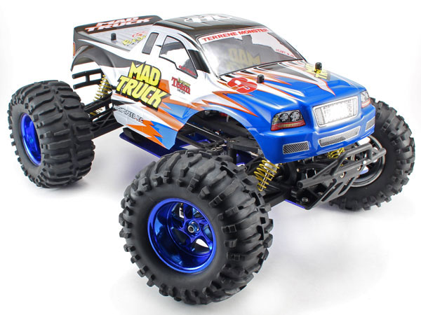 Radiostyrda bilar - 1:10 - Mad Truck BL 4wd - Borstlöst paket - 2,4Ghz