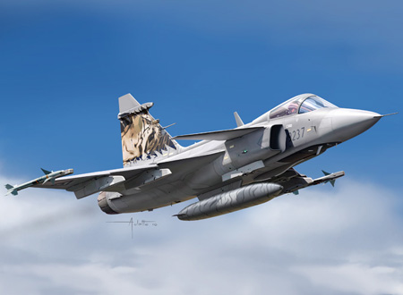 Modellflygplan - Jas-39 Gripen - 1:72 - Italeri