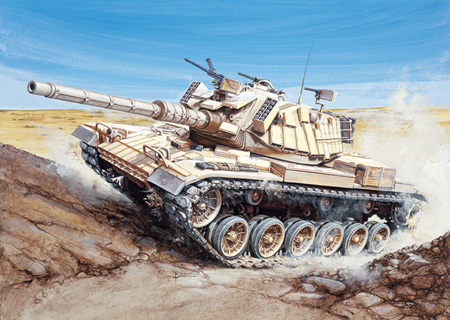 Byggsats Stridsvagn - M60 Blazer - 1:35 - Italeri