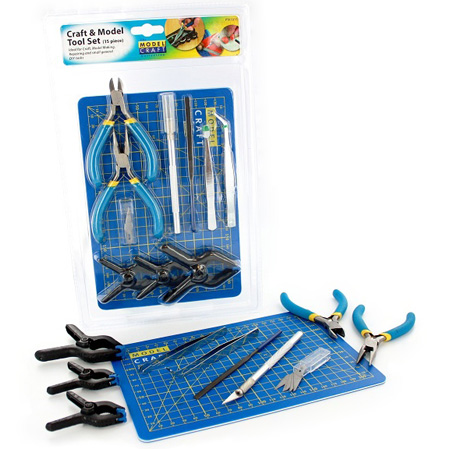 15pc craft and model tool set - ModelCraft