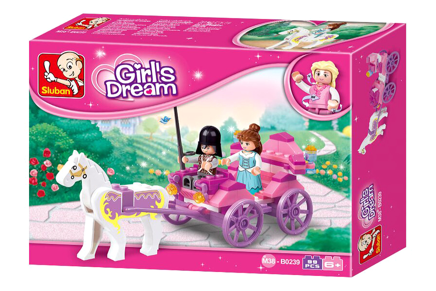 Princesses Carriage - B0239 - Sluban