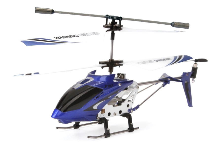 Radiostyrd helikopter - Syma S107G Blå - 3,5ch - RTF